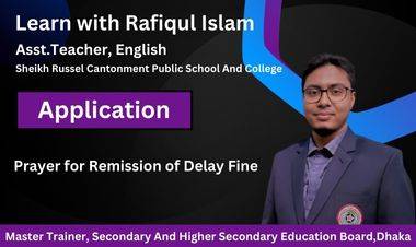 Prayer for Remission of Delay Fine #For Class Six Application